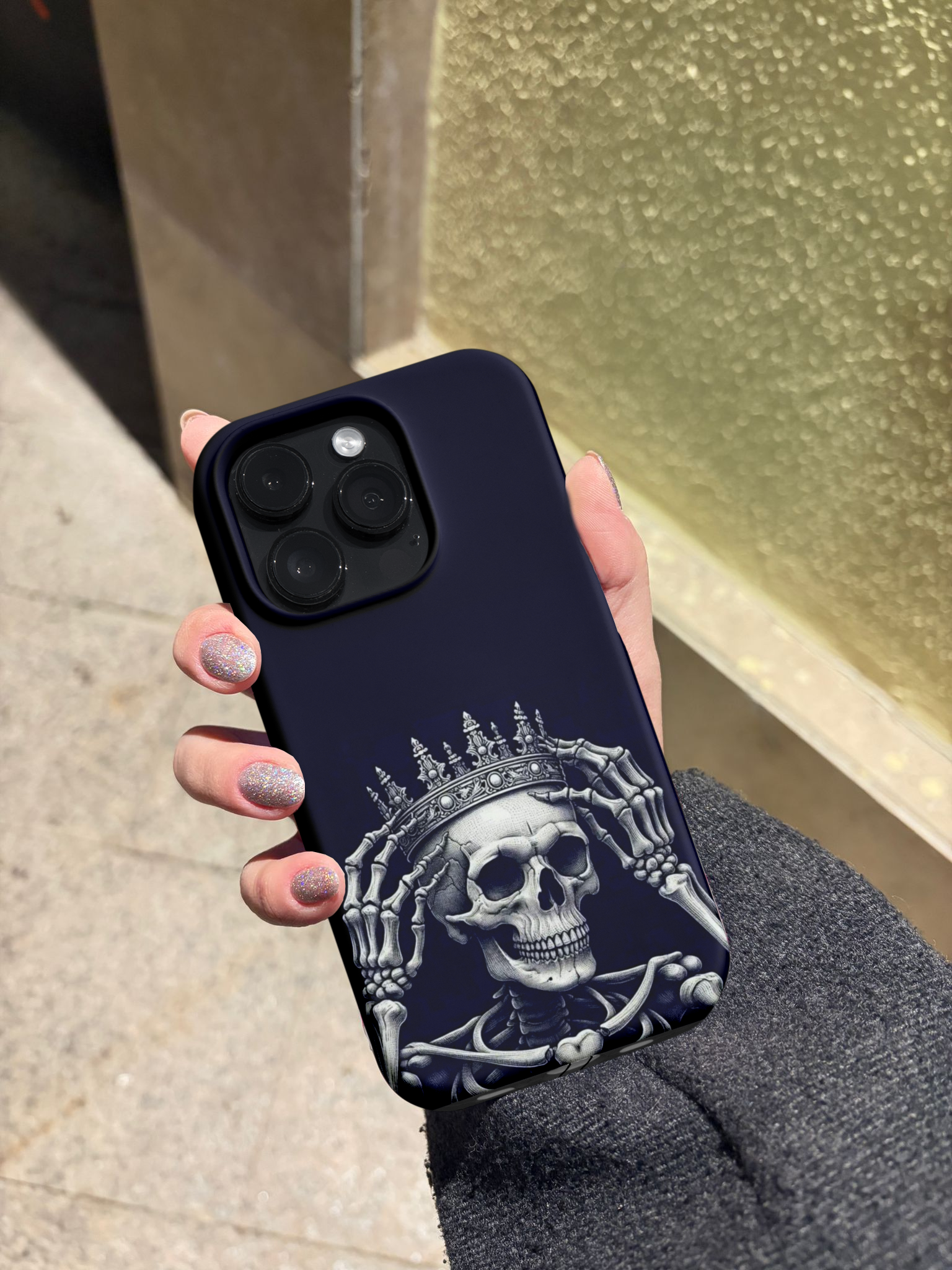 King Skeleton  Telefon Kılıfı Z189