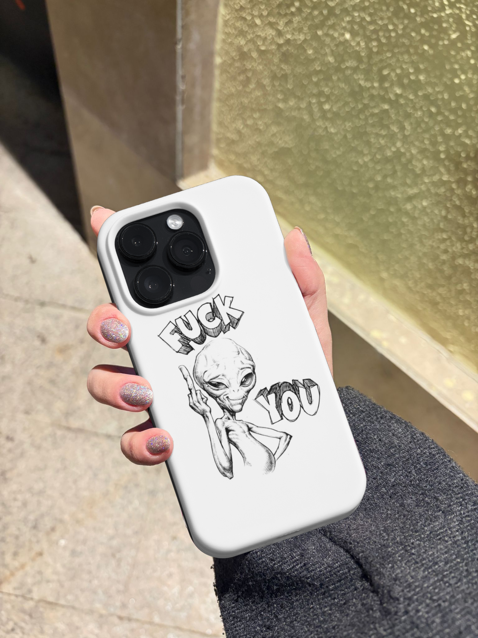 Uzaylı Telefon Kılıfı Z33